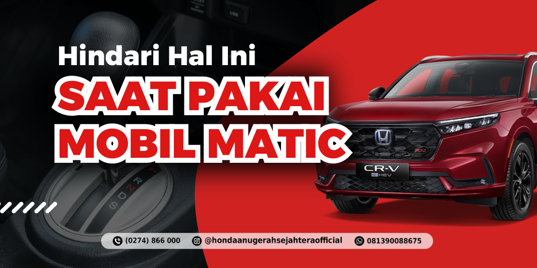 Pantangan Saat Mengendarai Mobil Matic
