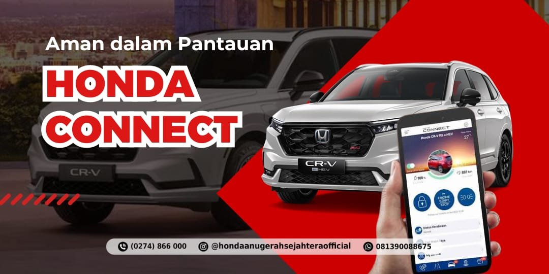 Aman Dalam Pantauan Dengan Honda Connect
