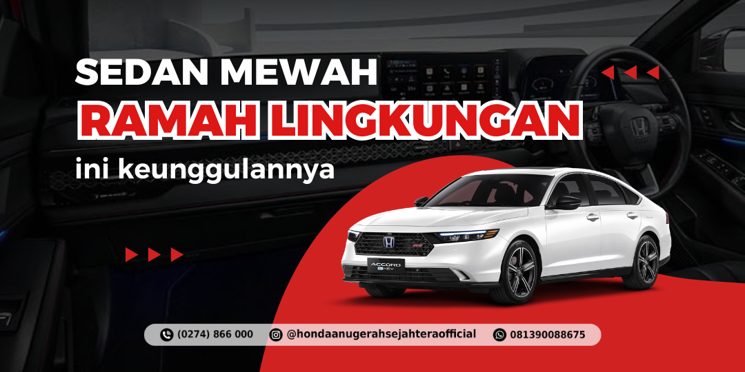 Honda Accord Sedan Mewah Ramah Lingkungan