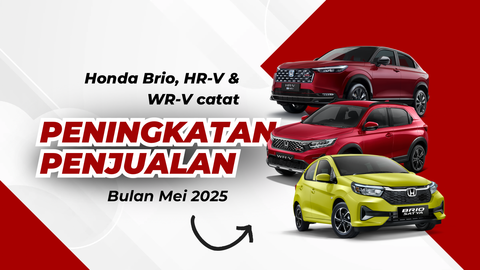 Dengan Model Unggulan Honda Catat Peningkatan Penjualan Mei 2025