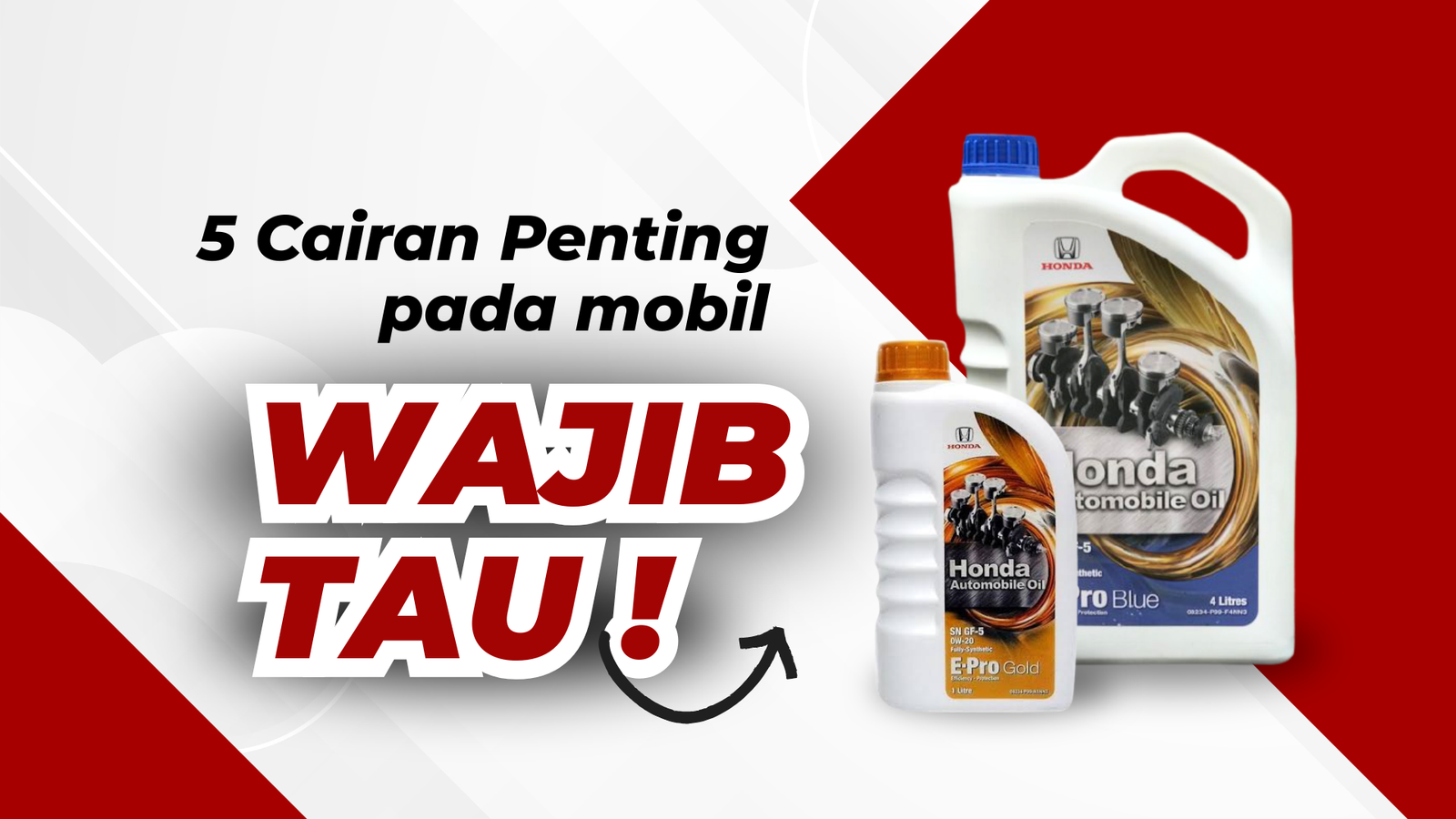 5 Cairan Pada Mobil yang Wajib Kamu Ketahui