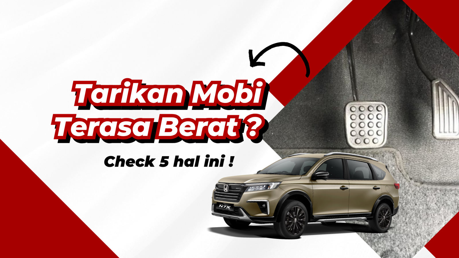 Tarikan Mobil Anda Sudah Terasa Berat, Cek 5 Hal ini