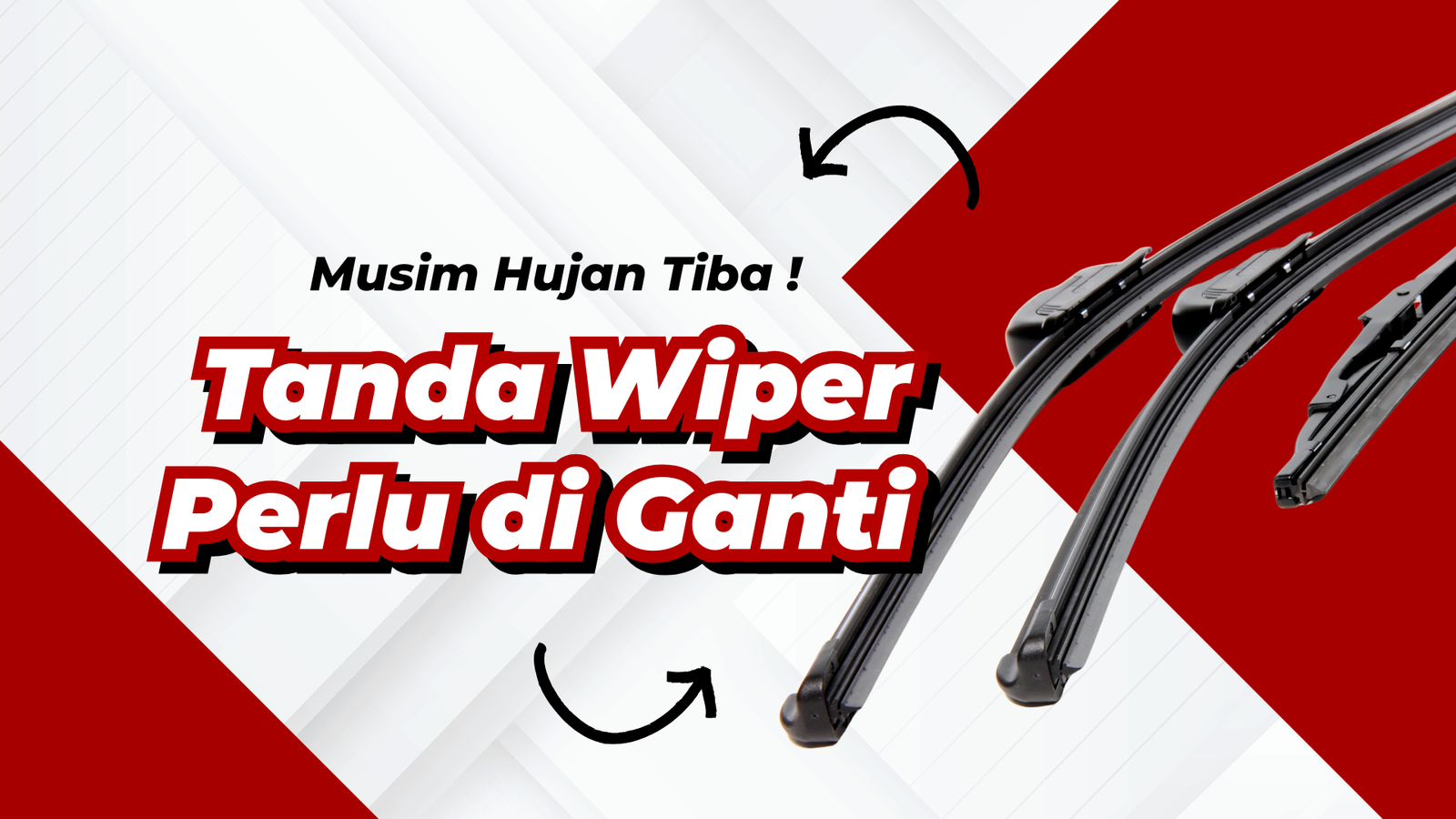 Musim Hujan, ini Tanda Bahwa Wiper Mobil Anda Sudah Perlu Ganti