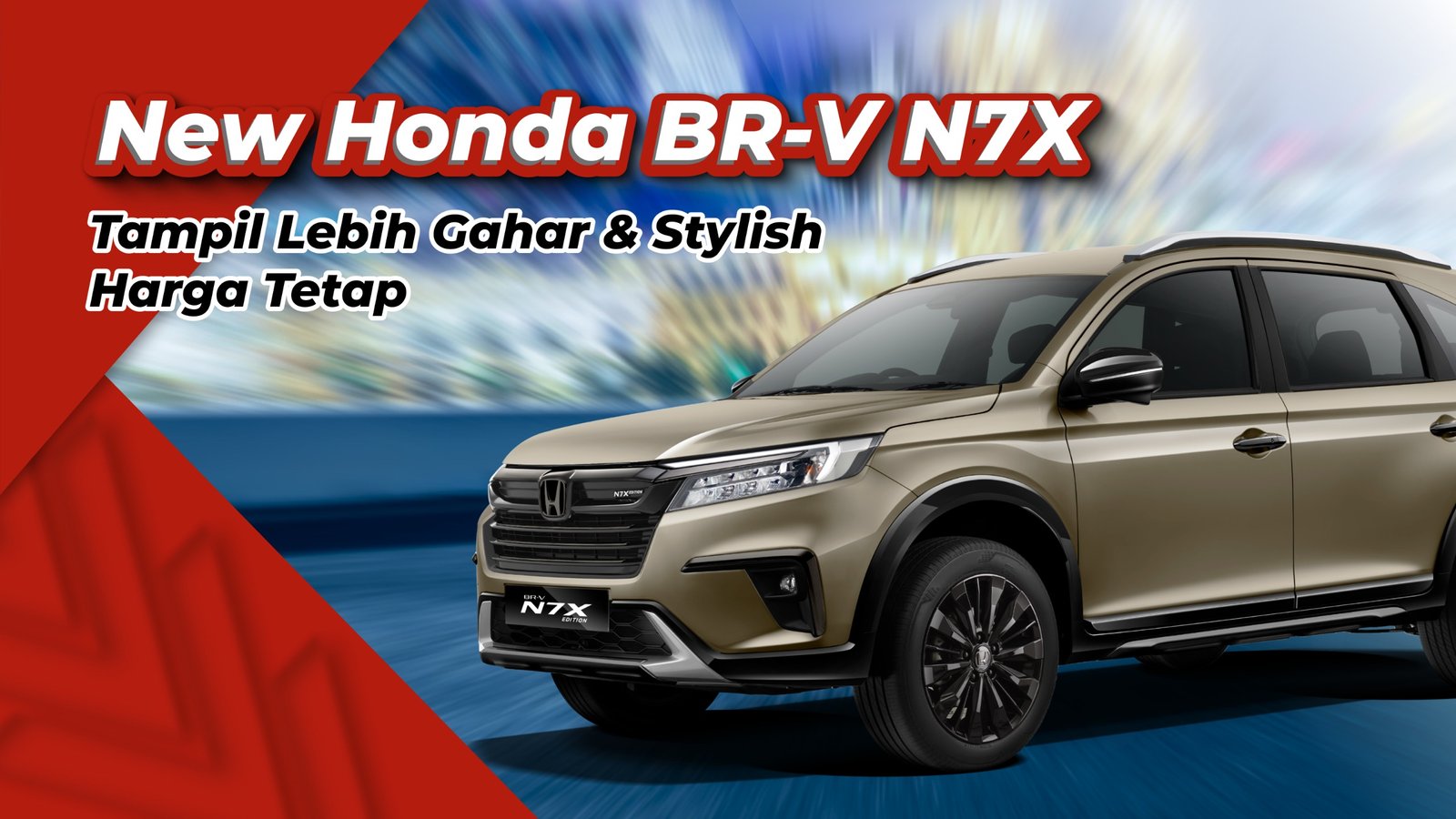 New Honda BR-V N7X, Tampil Lebih Gahar Stylish Harga Tetap