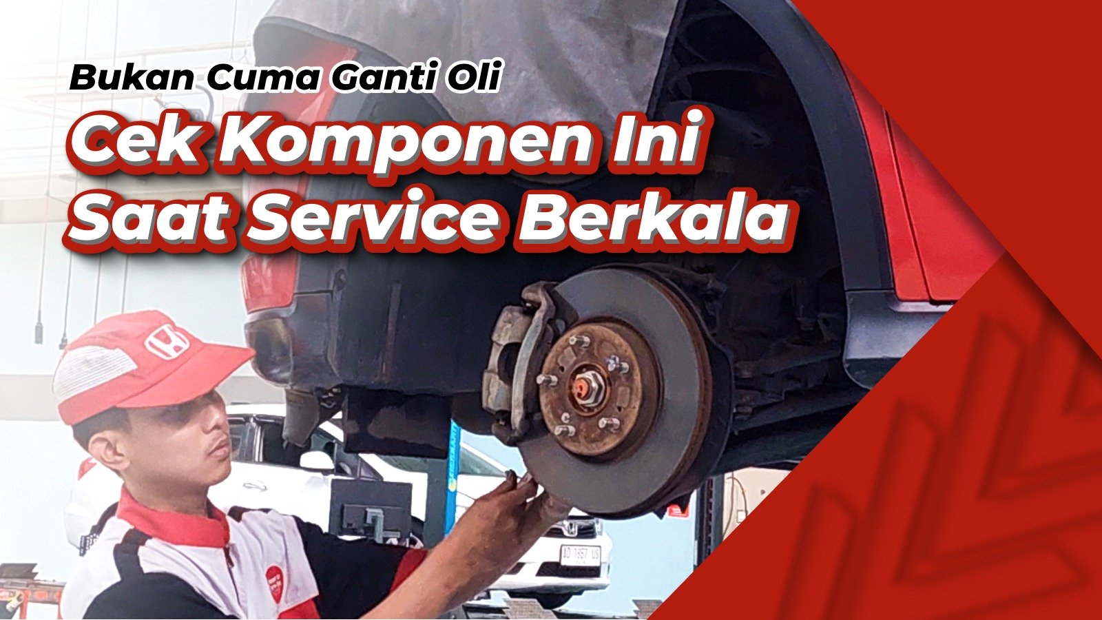 Tak Hanya Ganti Oli, Dengan Service Berkala Juga Pengecekan Komponen Ini