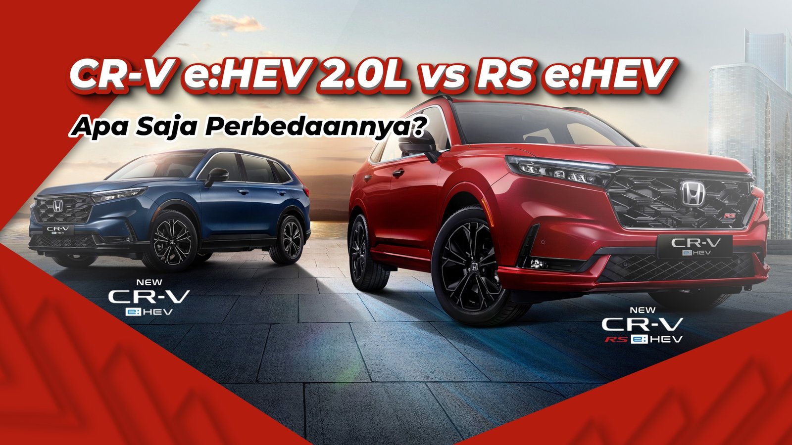 CR-V E:HEV 2.0L vs CR-V RS E:HEV Apa Saja Perbedaannya?