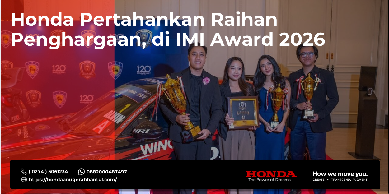 Konsisten Berprestasi, Honda Raih Lagi Penghargaan IMI Award 2026